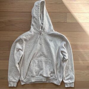 H&M x Disney Grey embroidered Logo sweater women’s sz L